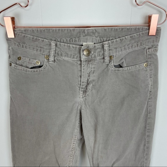 J.Crew Light Grey City Fit Corduroy Pants 26 Short - Picture 3 of 8